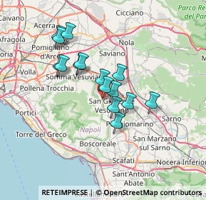 Mappa Via San Leonardo Zabatta, 80044 San Giuseppe Vesuviano NA, Italia (5.91467)