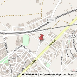 Mappa Via Vecchia Buoncammino, 209, 70022 Altamura, Bari (Puglia)