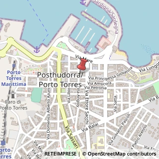 Mappa Via Giovanni Maria Angioy, 25, 07046 Porto Torres, Sassari (Sardegna)