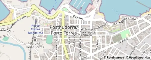 Mappa Porto Torres