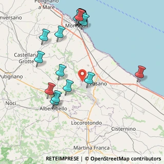 Mappa Contrada Monacelle, 72014 Cisternino BR, Italia (10.523)