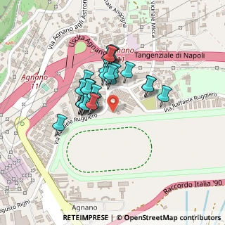 Mappa Via Raffaele Ruggiero, 80125 Napoli NA, Italia (0.175)