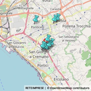 Mappa Via Pietro Mascagni, 80046 San Giorgio a Cremano NA, Italia (1.05)