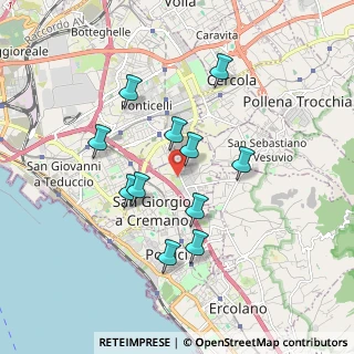 Mappa Via Pietro Mascagni, 80046 San Giorgio a Cremano NA, Italia (1.71364)