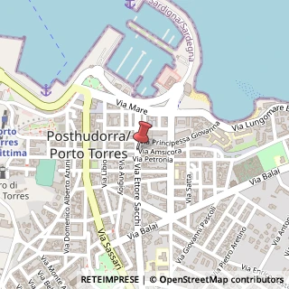 Mappa Via amsicora 38, 07046 Porto Torres, Sassari (Sardegna)