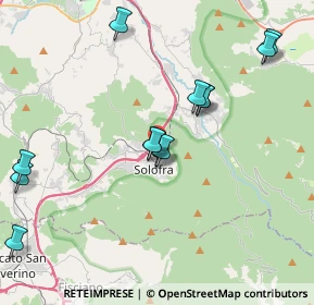 Mappa Via Nuovo Castello, 83029 Solofra AV, Italia (6.1825)