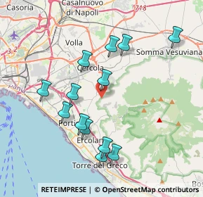 Mappa Contrada Castelluccio, 80056 Ercolano NA, Italia (4.05692)