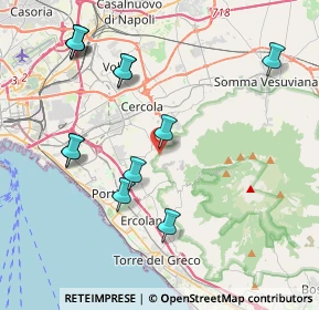 Mappa Contrada Castelluccio, 80056 Ercolano NA, Italia (4.6925)