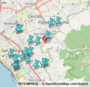 Mappa Contrada Castelluccio, 80056 Ercolano NA, Italia (2.45474)