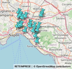 Mappa Contrada Castelluccio, 80056 Ercolano NA, Italia (6.575)
