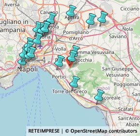 Mappa Contrada Castelluccio, 80056 Ercolano NA, Italia (9.1425)