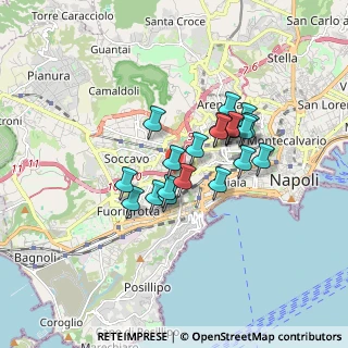 Mappa Via Donato Bramante, 80126 Napoli NA, Italia (1.387)