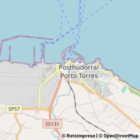 Mappa Porto Torres