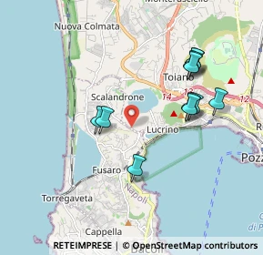 Mappa Via Scalandrone, 80078 Pozzuoli NA, Italia (1.95909)