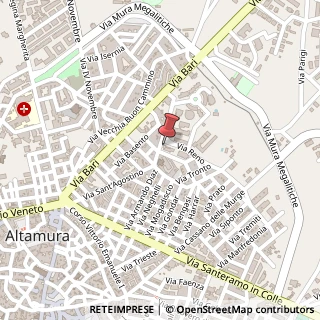 Mappa Via Ofanto, 23, 70022 Altamura, Bari (Puglia)