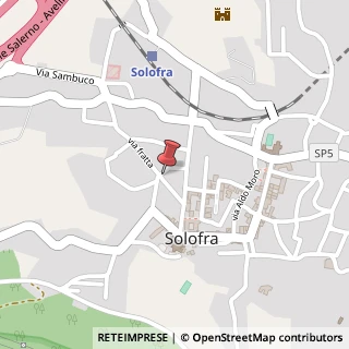 Mappa Via Fratta, 28, 83029 Solofra, Avellino (Campania)