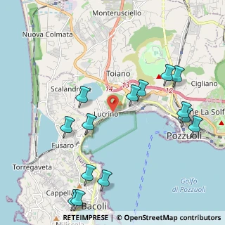 Mappa Via Tripergola, 80078 Pozzuoli NA, Italia (2.61357)