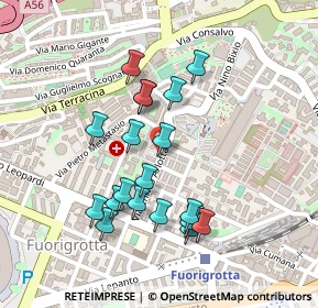 Mappa Via Nicola Barone, 80125 Napoli NA, Italia (0.229)