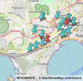 Mappa Via Nicola Barone, 80125 Napoli NA, Italia (2.0745)