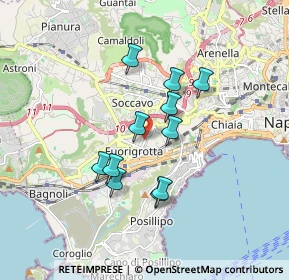 Mappa Via Nicola Barone, 80125 Napoli NA, Italia (1.50909)