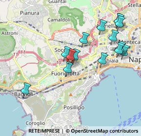 Mappa Via Nicola Barone, 80125 Napoli NA, Italia (2.19)