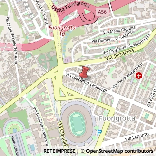 Mappa Via Giacomo Leopardi, 225, 80125 Napoli, Napoli (Campania)