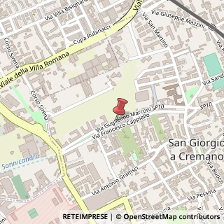 Mappa Via Guglielmo Marconi, 80046 San Giorgio a Cremano NA, Italia, 80046 San Giorgio a Cremano, Napoli (Campania)