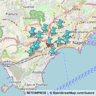 Mappa Via Alessandro Manzoni, 80134 Napoli NA, Italia (1.43)