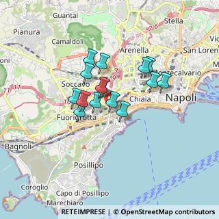 Mappa Via Alessandro Manzoni, 80134 Napoli NA, Italia (1.33333)