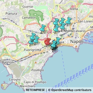 Mappa Via Alessandro Manzoni, 80134 Napoli NA, Italia (1.31625)