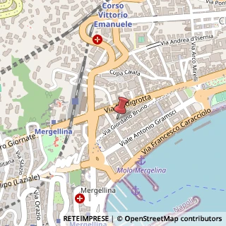 Mappa Via Giordano Bruno, 110, 80122 Napoli, Napoli (Campania)