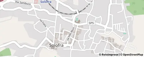 Mappa Solofra