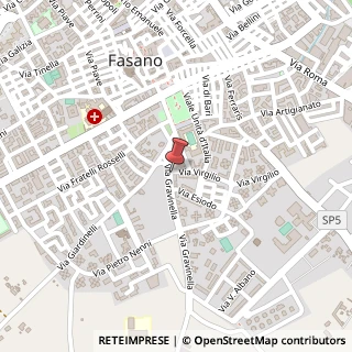 Mappa Via Gravinella, 22, 72015 Fasano, Brindisi (Puglia)