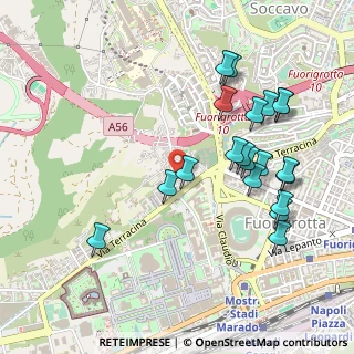 Mappa Via Cupa Terracina, 80125 Napoli NA, Italia (0.5645)
