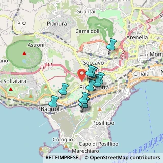 Mappa Via Cupa, 80125 Napoli NA, Italia (1.26667)