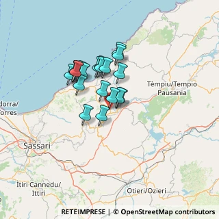 Mappa Località Bena e, 07030 Laerru SS, Italia (10.6325)