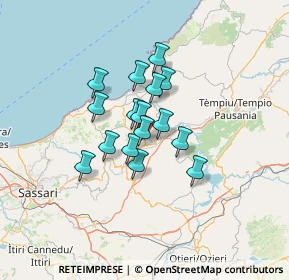 Mappa Località Bena e, 07030 Laerru SS, Italia (9.61313)