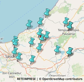 Mappa Località Bena e, 07030 Laerru SS, Italia (16.91842)