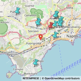 Mappa Via Consalvo, 80125 Napoli NA, Italia (2.4458333333333)
