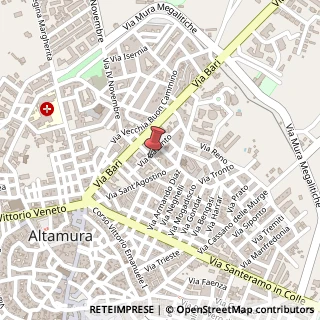 Mappa Via Castel del Monte, 7, 70022 Altamura, Bari (Puglia)