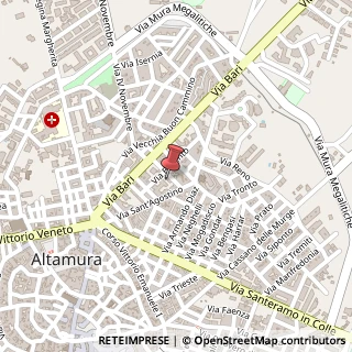 Mappa Via Garigliano, 24, 70022 Altamura, Bari (Puglia)