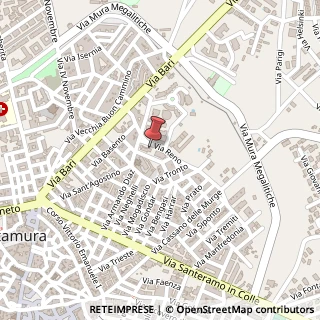 Mappa Via Marecchia, 70022 Altamura, Bari (Puglia)