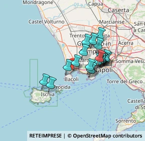 Mappa VIA PENDIO, 80078 Pozzuoli NA, Italia (11.006)