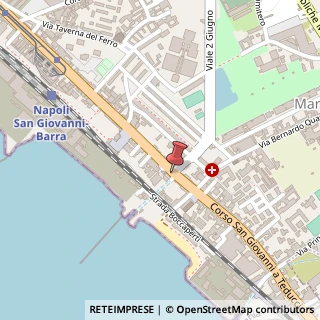 Mappa Corso San Giovanni a Teduccio, 589, 80146 Napoli, Napoli (Campania)