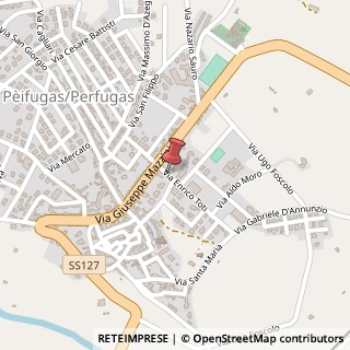 Mappa Via toti 20, 07034 Perfugas, Sassari (Sardegna)