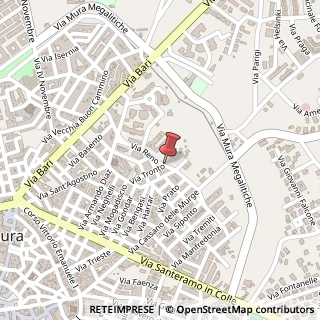 Mappa Via Cassano delle Murge, 8, 70022 Altamura, Bari (Puglia)