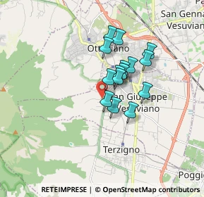 Mappa Via Palomba, 80047 San Giuseppe Vesuviano NA, Italia (1.28667)