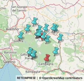 Mappa Via Giuseppe Garibaldi, 83043 Bagnoli Irpino AV, Italia (10.8705)
