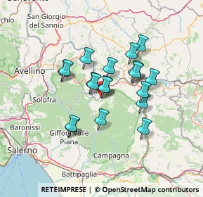 Mappa Via Giuseppe Garibaldi, 83043 Bagnoli Irpino AV, Italia (11.2725)