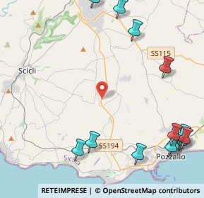 Mappa 97010 Modica RG, Italia (7.07286)